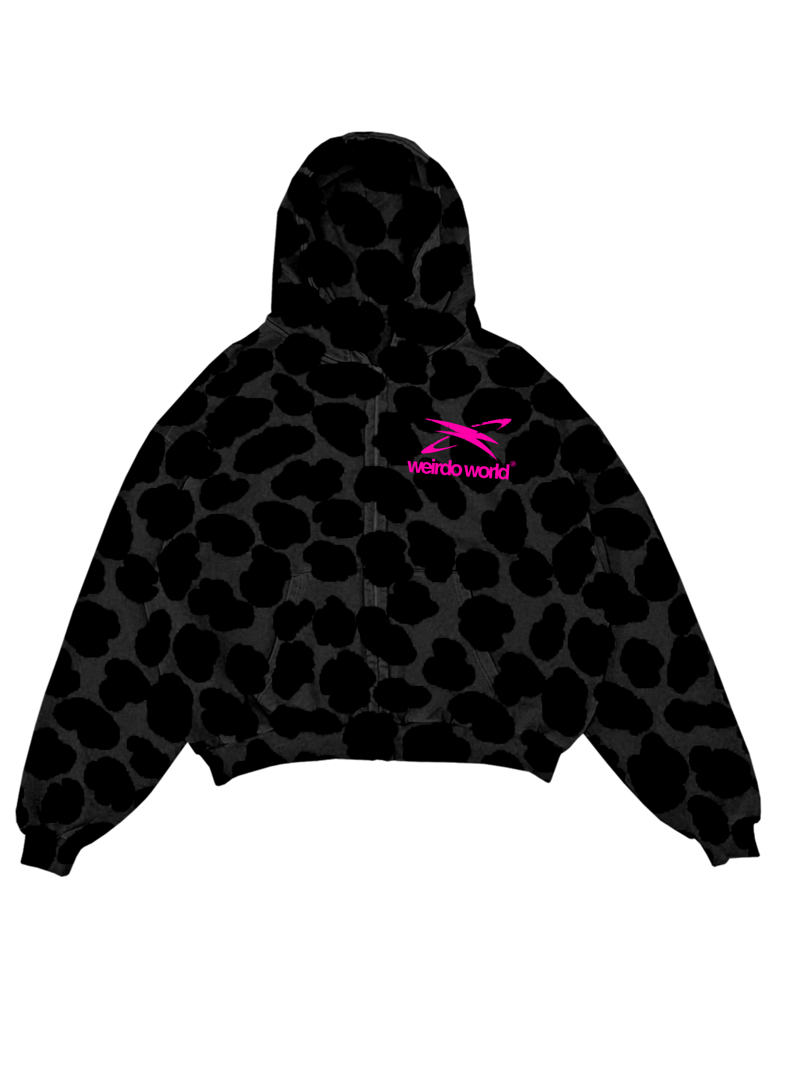 Leopard Members Zip Up