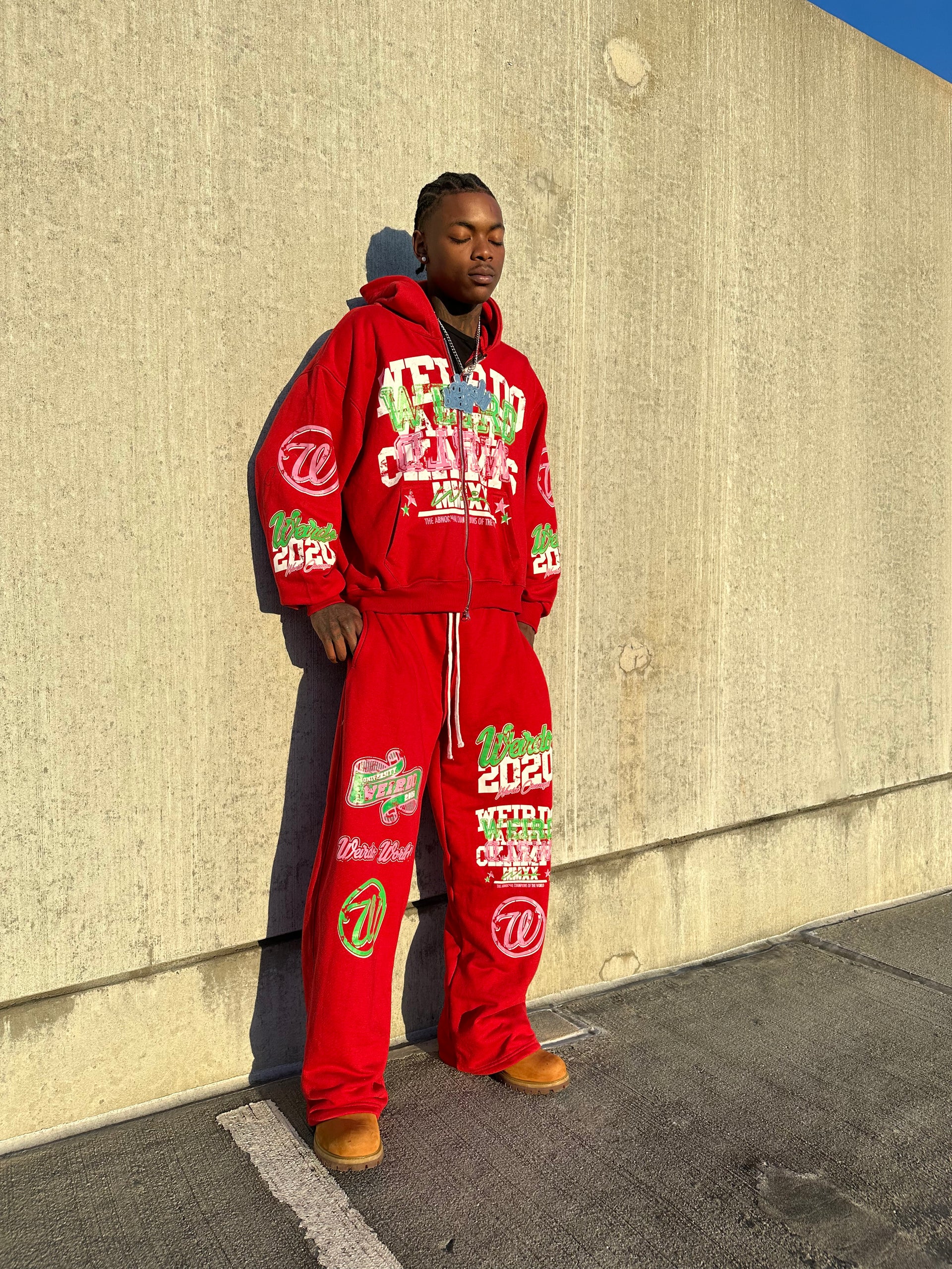 Red Anniversary Sweats